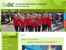 Tablet Screenshot of gok.kozlow.pl